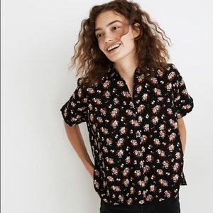 ✨ Madewell Corduroy Daily Shirt In Floral Print